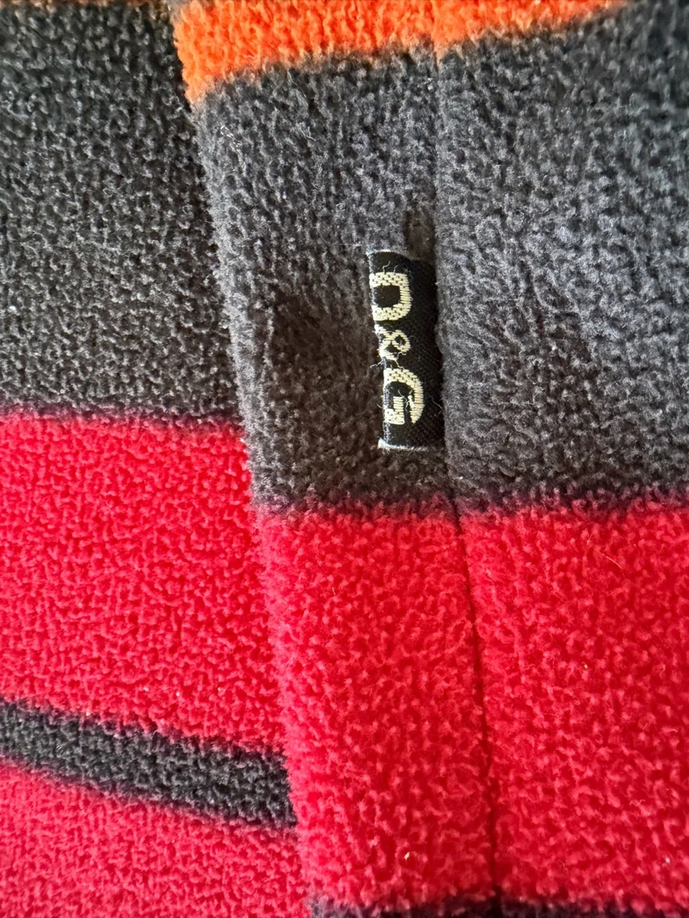 Dolce & Gabbana Striped Zip-Up Sweater in Red, Black &‎ Lime